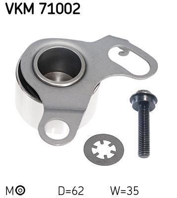 Galet tendeur de courroie de distribution (Galet tendeur de courroie crantée) SKF ref. VKM 71002